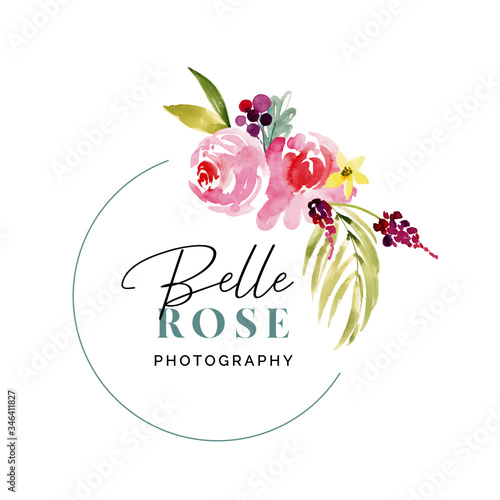Floral Logo Design Template Feminine