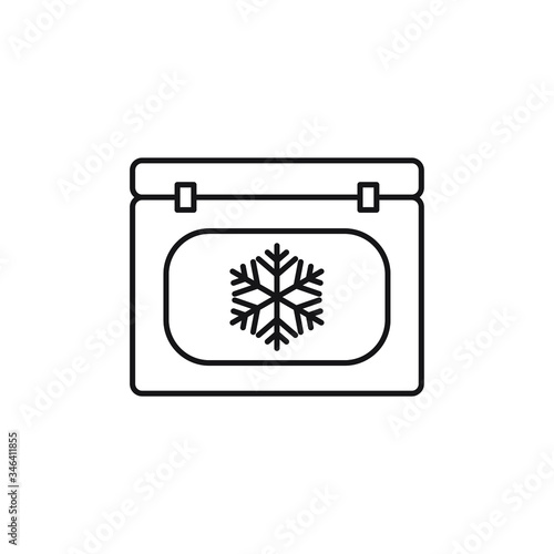 Frozen container icon