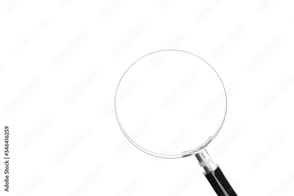 Magnifying glass isolated on white background. Magnifying glass isolated on white background.