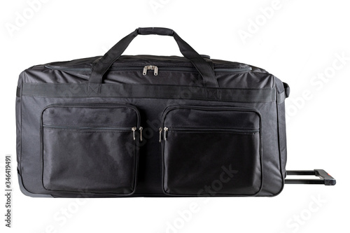 black sports bag for fitness and travel