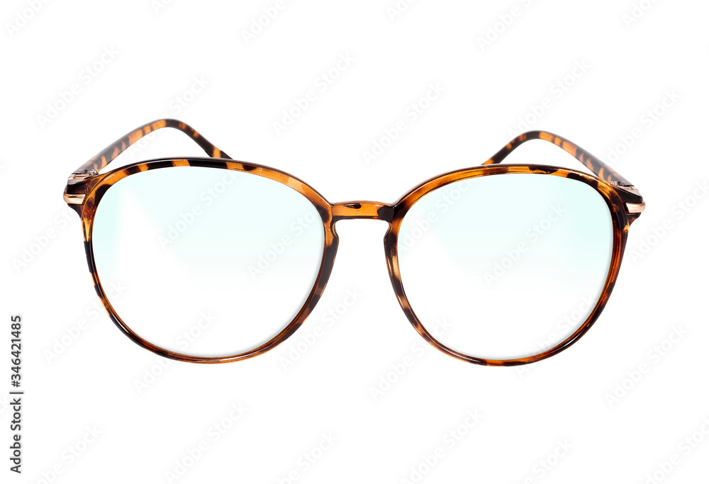 Glasses isolated on white background for applying on a portrait Glasses isolated on white background for applying on a portrait