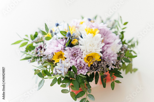bouquet of flowers, Spring flower bouquet, bouquet of white flowers, © Dauren A.