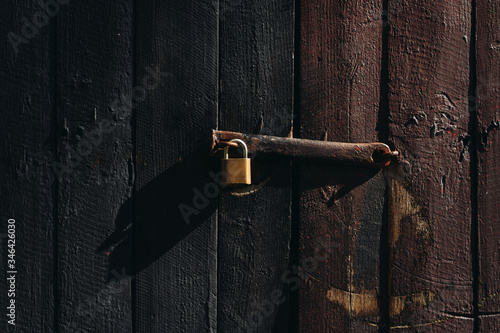 Lock on shed