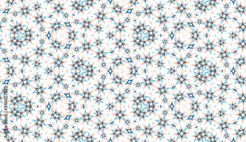 Wallpaper Mural Colored stars on a white background. Vintage abstract seamless pattern. Useful as design element for texture and artistic compositions. Torontodigital.ca