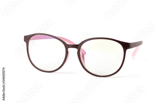 fashion glasses isolate on white background
