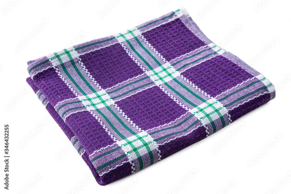 purple bright checkered thin dish towel in the kitchen purple bright checkered thin dish towel in the kitchen