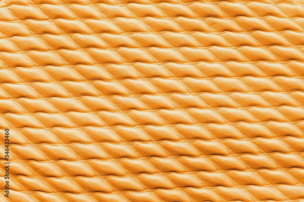 Texture of orange leather as background, closeup Texture of orange leather as background, closeup