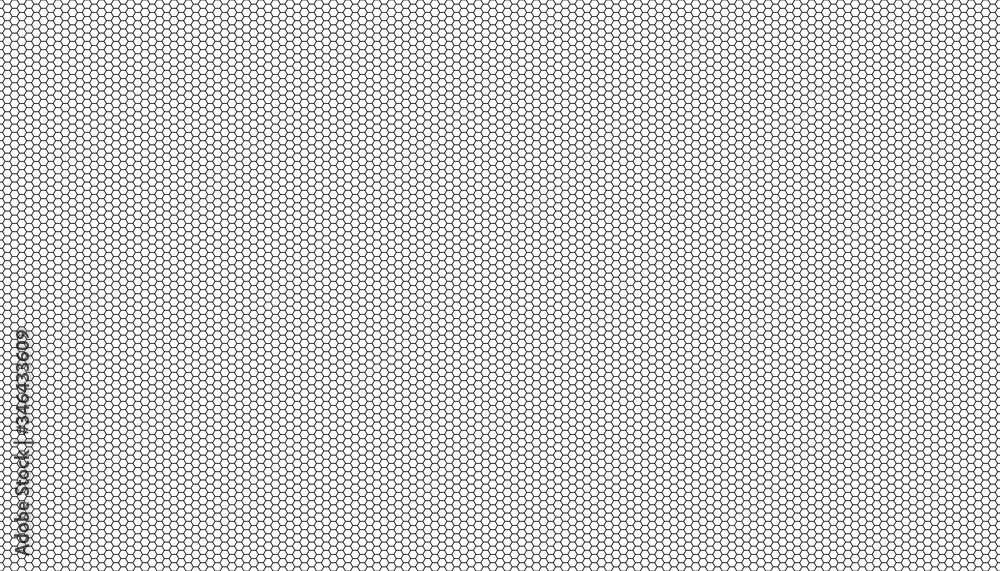 Black honeycomb on a white background. Seamless texture. Isometric geometry. 3D illustration Black honeycomb on a white background. Seamless texture. Isometric geometry. 3D illustration
