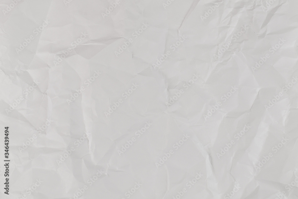 Crumpled white paper background. Crumpled white paper background.