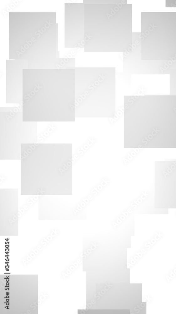White abstract background. Misty backdrop with grey squares. 3D illustration White abstract background. Misty backdrop with grey squares. 3D illustration