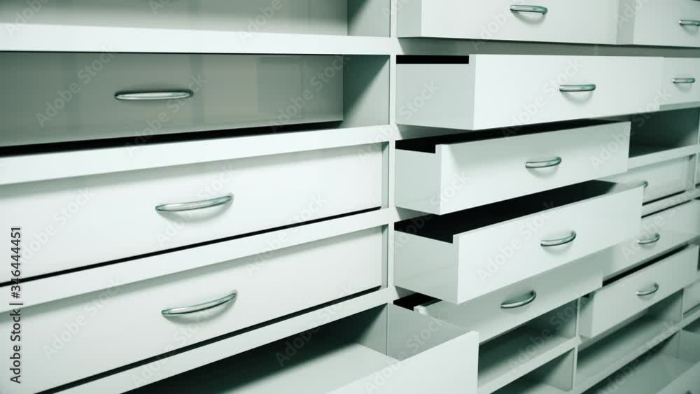 Animation 3D many opening boxes. Bunch of packages arrives and disappears. Safe aluminum container for mail storage, sending and receiving. Animation 3D many opening boxes. Bunch of packages arrives and disappears. Safe aluminum container for mail storage, sending and receiving.