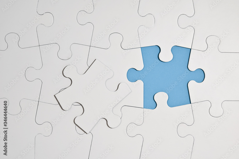 Puzzle casse tete complication piece assemblage bleu Puzzle casse tete complication piece assemblage bleu