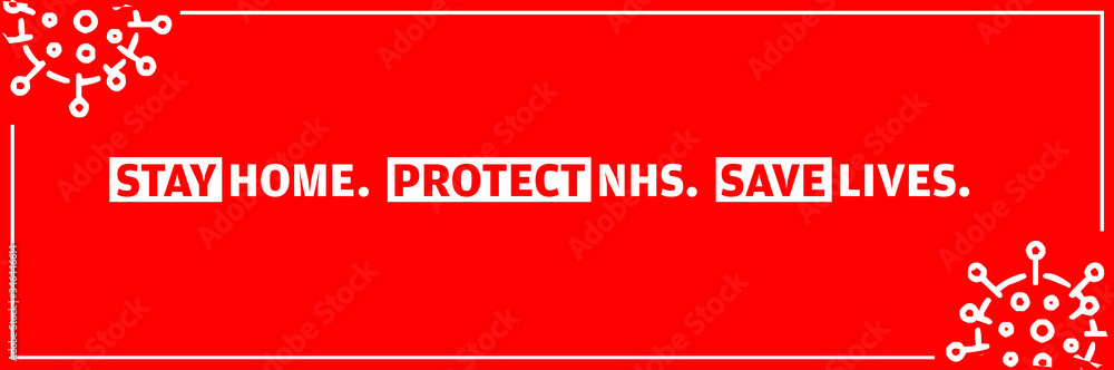 Protect NHS during COVID-19 Coronavirus Pandemic banner vector illustration Protect NHS during COVID-19 Coronavirus Pandemic banner vector illustration