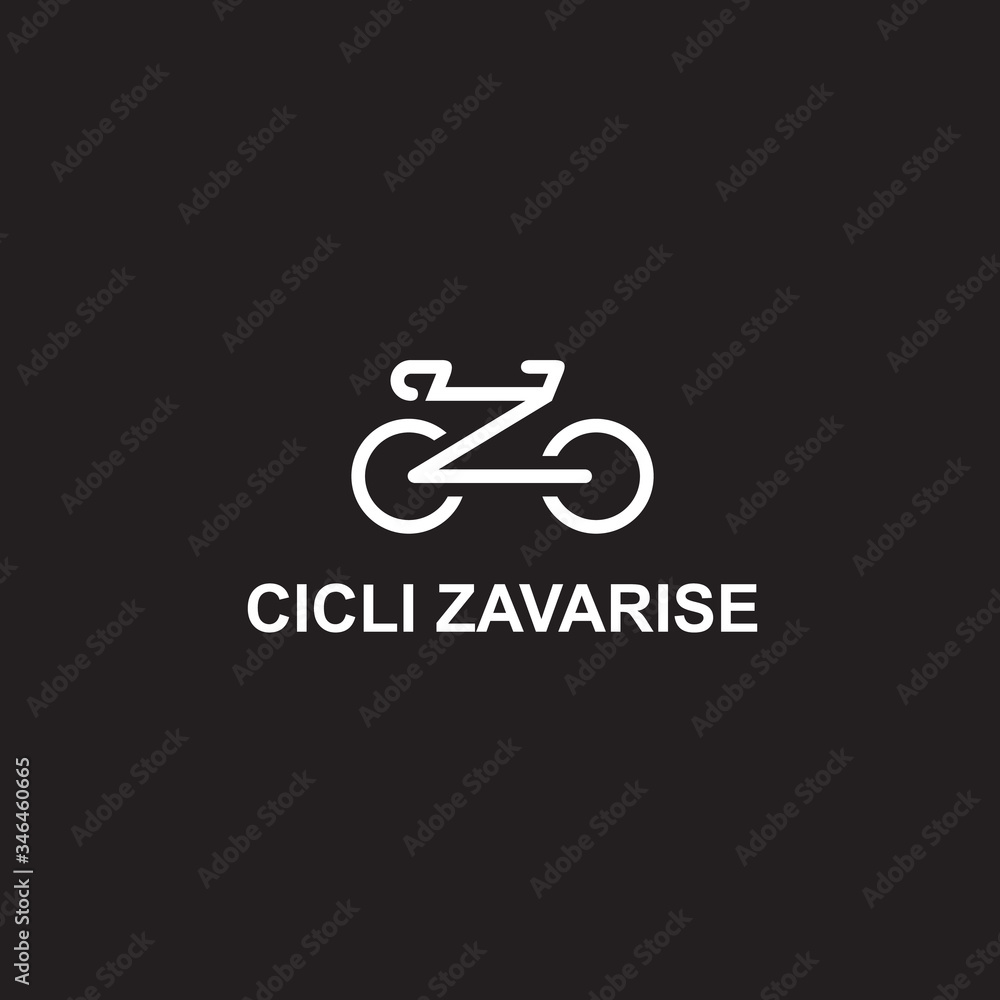 ccz bicycle logo / bicycle vector