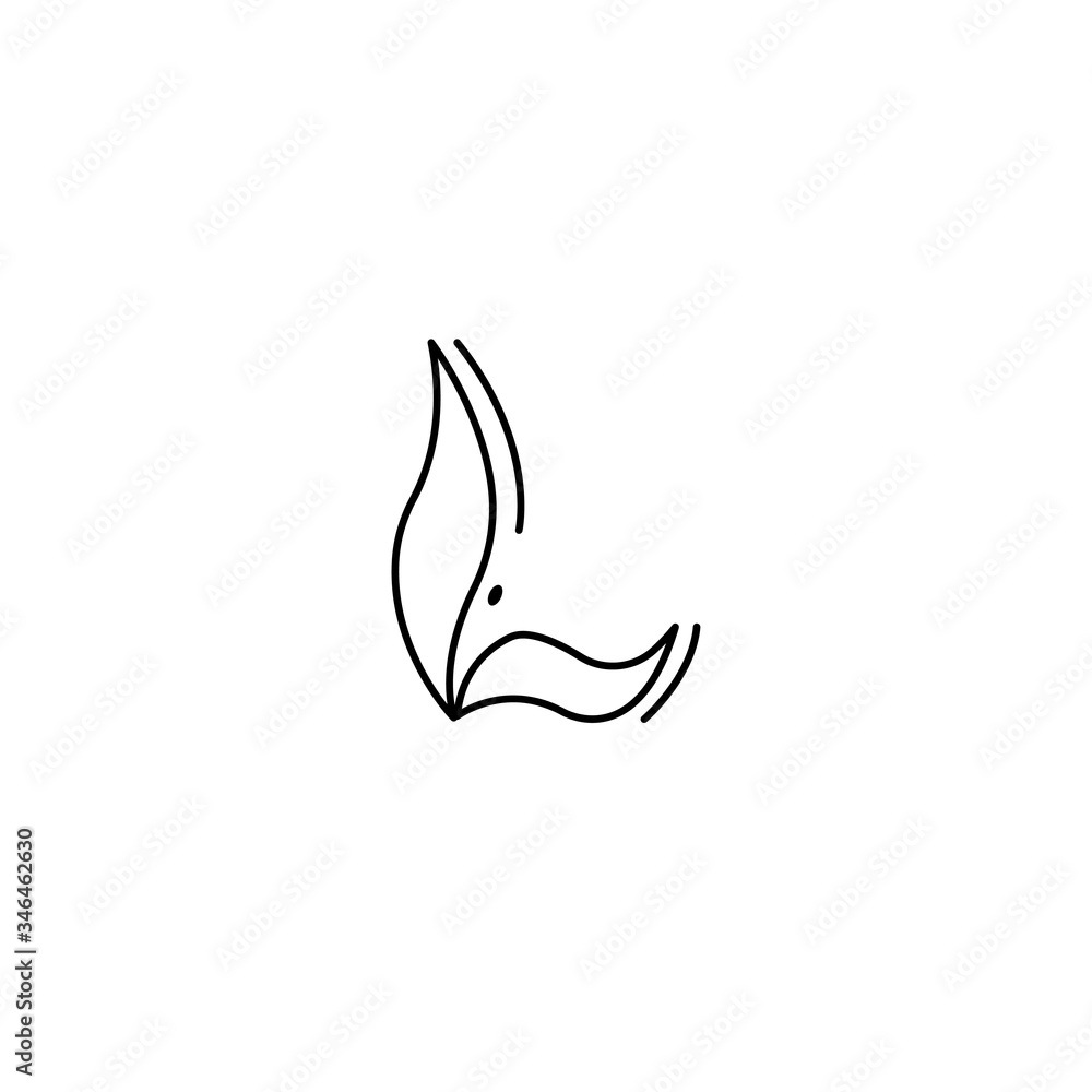 letter l vector illustration of unique logo design letter l vector illustration of unique logo design