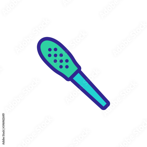 electric foot file icon vector. electric foot file sign. color symbol illustration