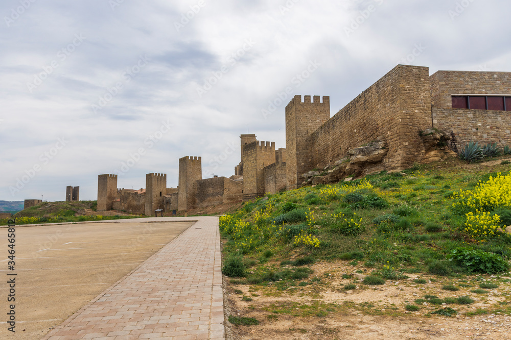 castle and walls of artajona