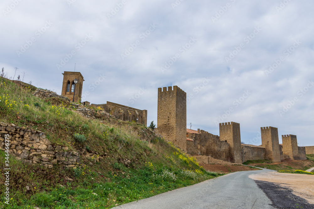 castle and walls of artajona