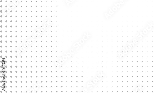 Abstract white and gray gradient background.Halftone dots design background.vector Illustration. © vadymstock