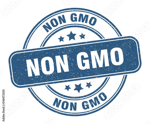 non gmo stamp. non gmo label. round grunge sign