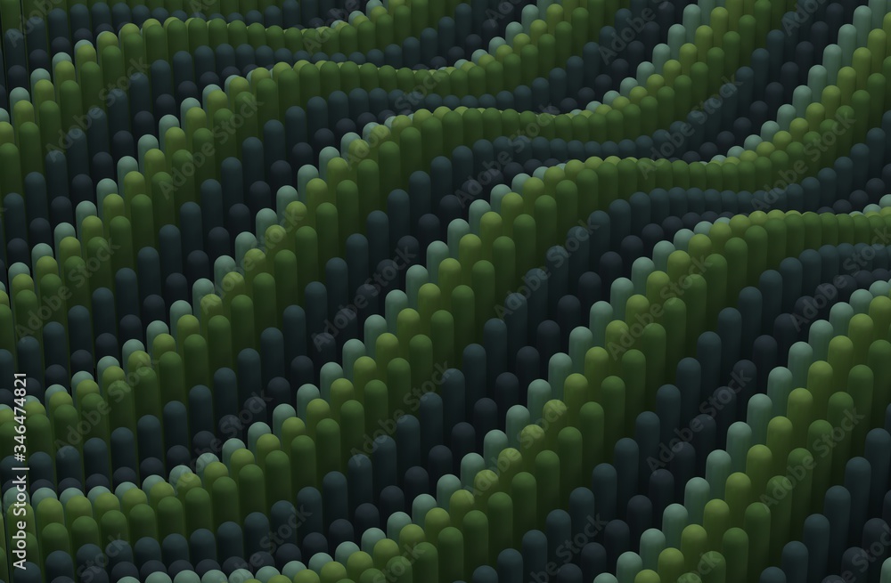 Fototapeta premium Green wave