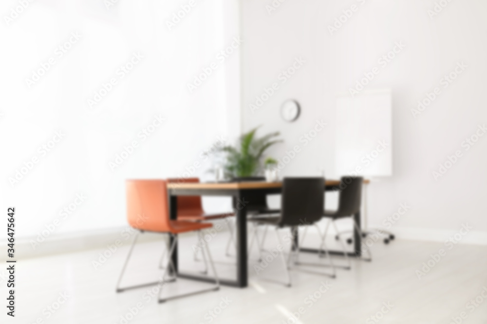 Blurred view of modern office interior Blurred view of modern office interior