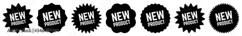 New Product Tag Black | Icon | Sticker | Deal Label | Variations