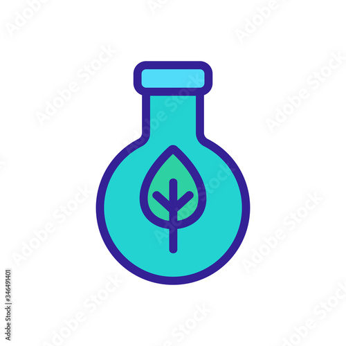 in vitro organic fluid icon vector. in vitro organic fluid sign. color symbol illustration