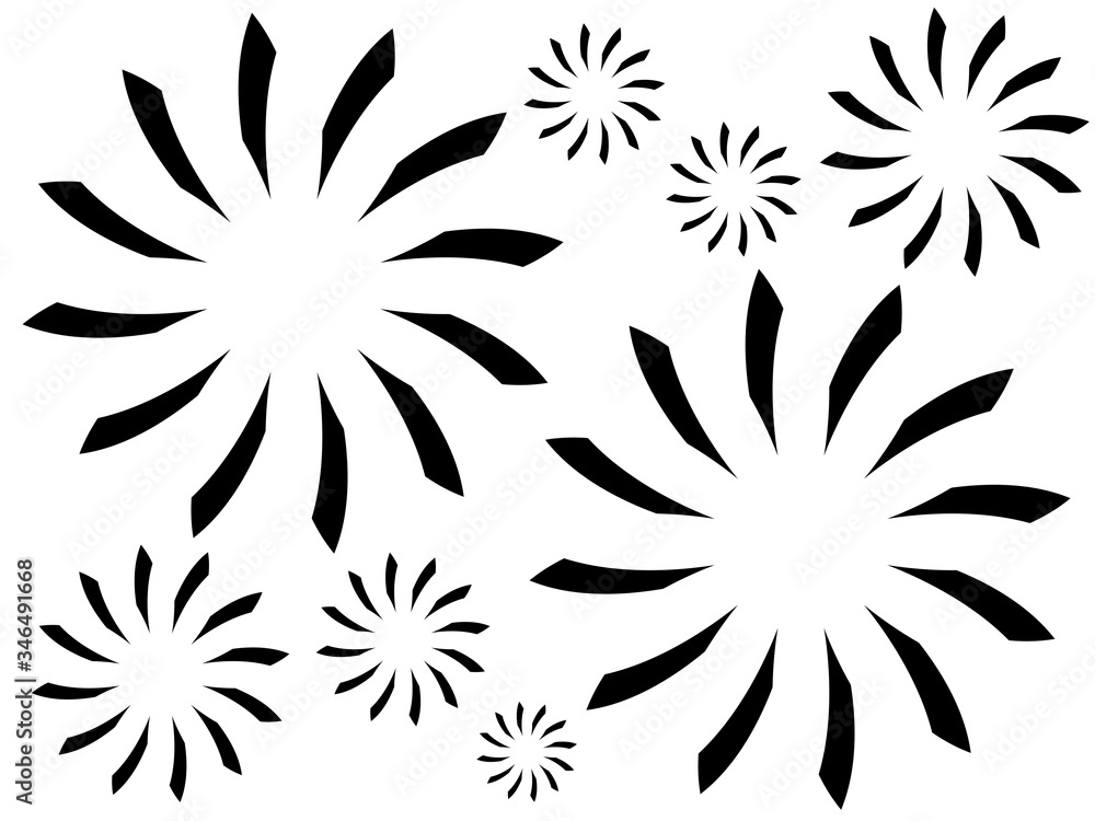 Fototapeta premium Coronavirus black silhouette. Influenza virus or Coronavirus outbreak background.