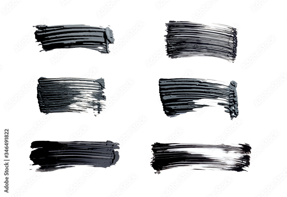mascara texture with white background mascara texture with white background