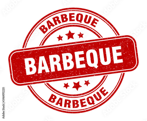barbeque stamp. barbeque label. round grunge sign