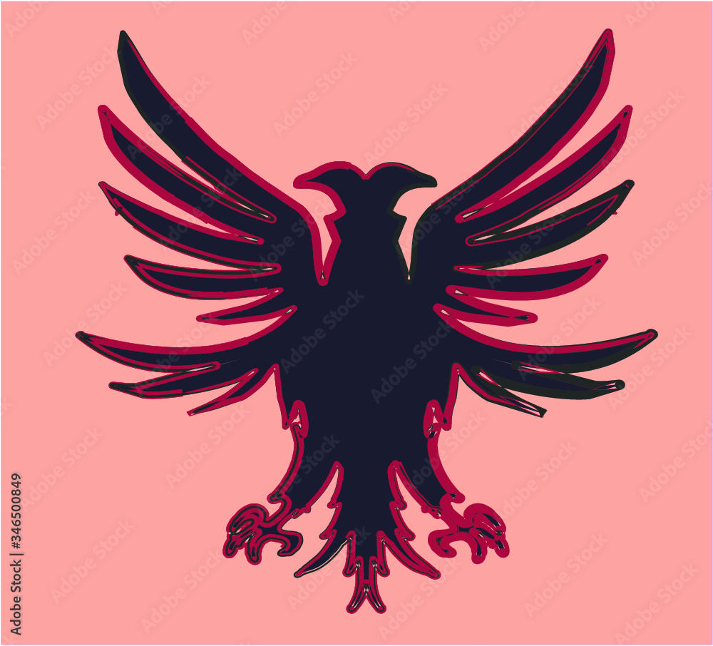 Obraz premium Tattoo tribal birds graphic design vector art