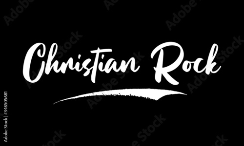 Christian Roll Calligraphy Black Color Text On Black Background