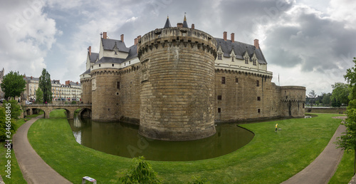 Castle of Nantes in Loire valley (France)