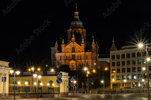 an amazing night in Helsinki during quarantine, Finland.