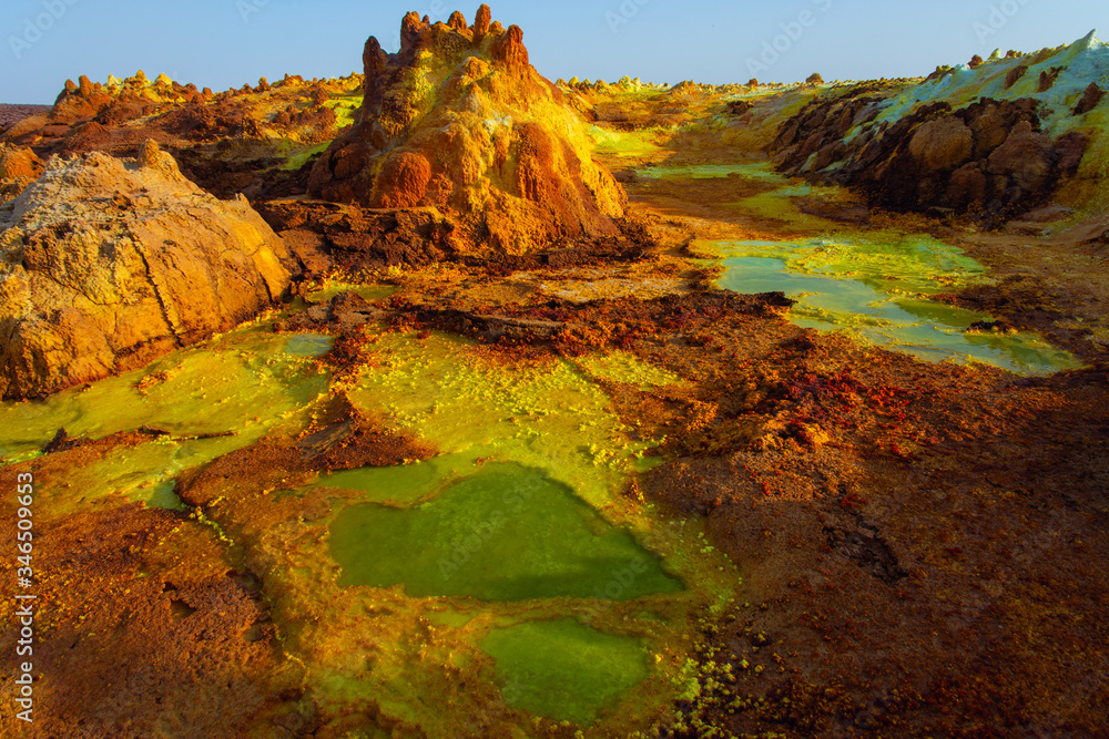 Dallol landscape, Danakil desert, Ethiopia