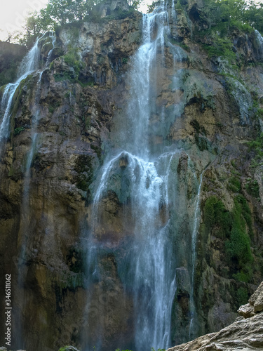 waterfalls and streams in Plitvice Lakes National Park