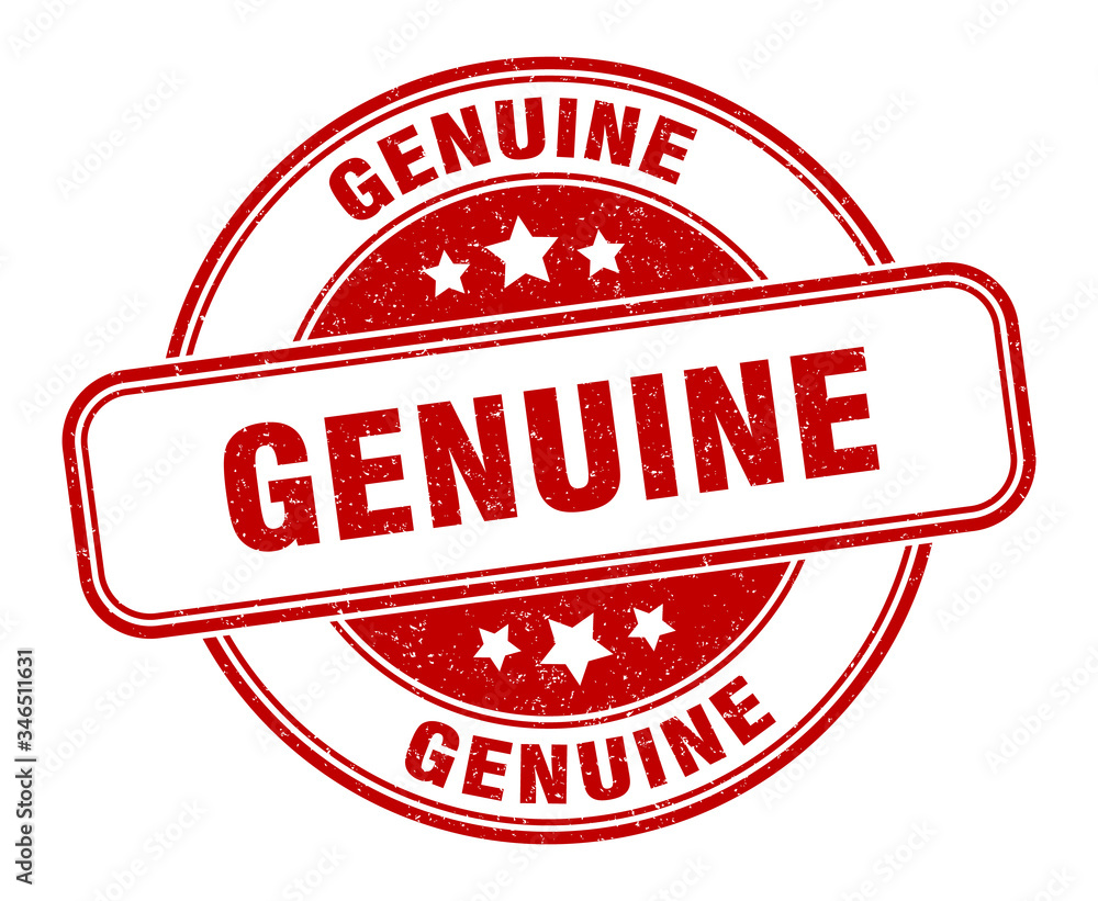genuine stamp. genuine round grunge sign. label genuine stamp. genuine round grunge sign. label