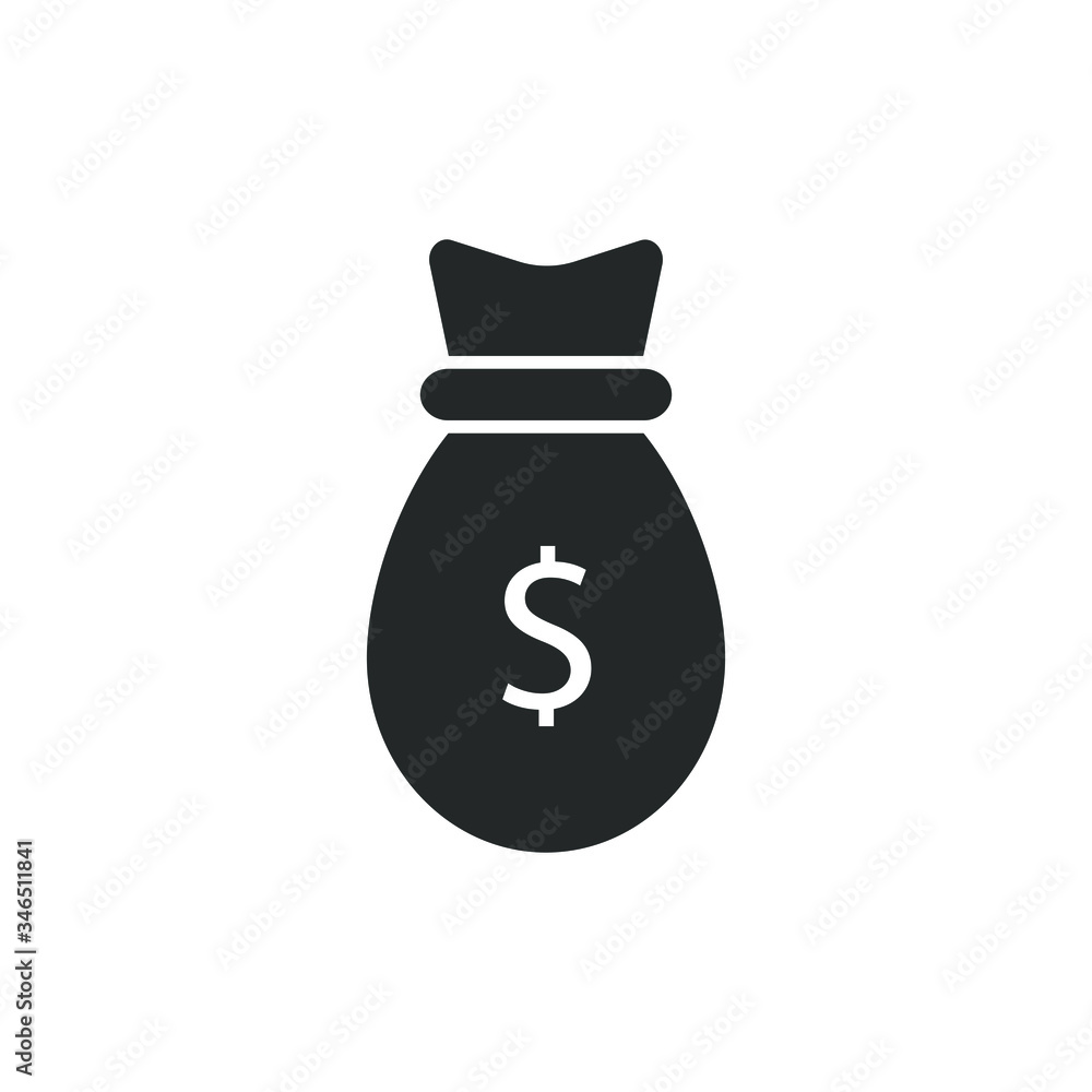 Single icon of a money isolated on white background Single icon of a money isolated on white background