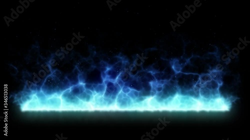 Set of colorful fire footages. Seven footages in one. Wall of fire Collection. Colors yellow, blue, pink, green, red, purple, green-blue.