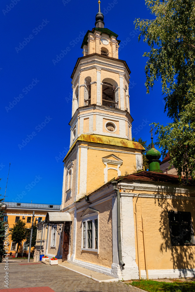 Planetarium in former Nikolo-Kremlin Church(18th century) in Vladimir, Russia. Golden ring of Russia