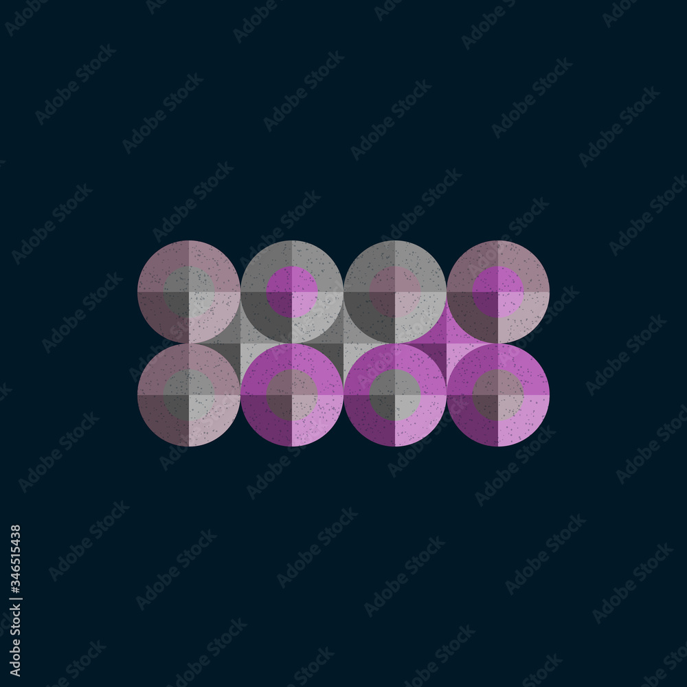 Colour Dots Universe Logo art design illustration Colour Dots Universe Logo art design illustration