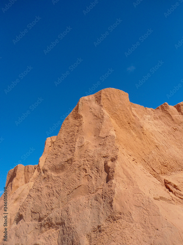 Nice sand colors in Canoa Quebrada, Ceara, Brazil