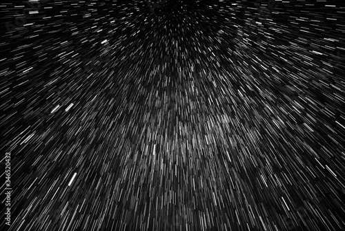 Colorful explosive starry sky over Moscow 

 Photo taken at night, Moscow, spring 2020, sky, stars, falling meteors.