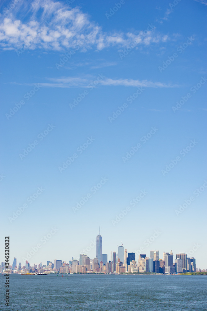 Panoramic view of the midtown Manhattan skyline - USA