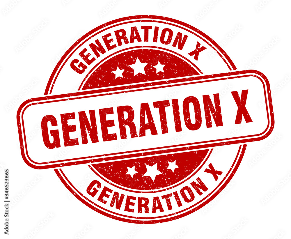 generation x stamp. generation x round grunge sign. label generation x stamp. generation x round grunge sign. label