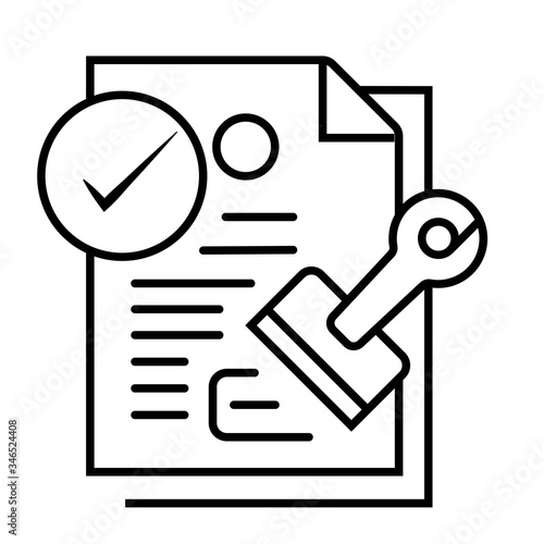 approval / consent / qualified icon