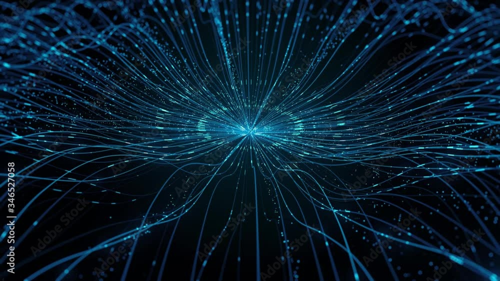 3d render of abstract shape that chaotically deformed. Data centralisation concept. Loopable animation.
3d render of abstract shape that chaotically deformed. Data centralisation concept. Loopable animation.