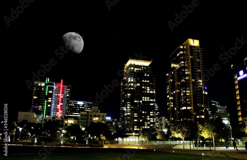 Εκτύπωση καμβά San Diego by night