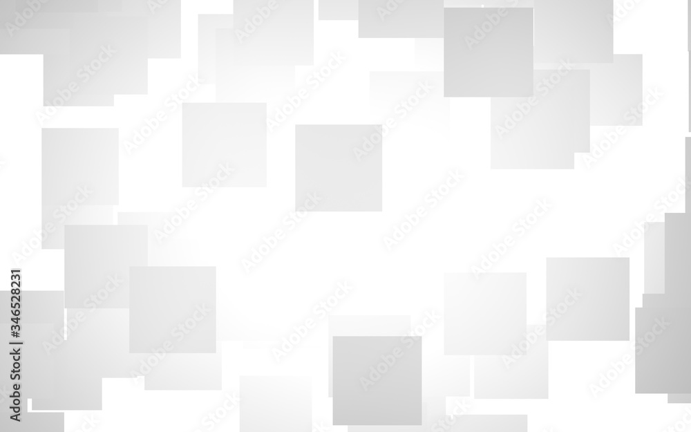 White abstract background. Misty backdrop with grey squares. 3D illustration White abstract background. Misty backdrop with grey squares. 3D illustration